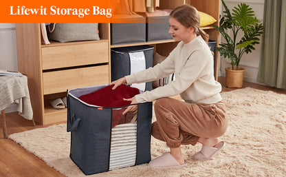 Foldable Storage Bag Organizer (Pack of 4 Bags)